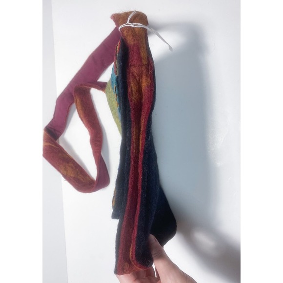 Rising Tide NEW Multicolor Felted Wool Crossbody Bag - Picture 5 of 8